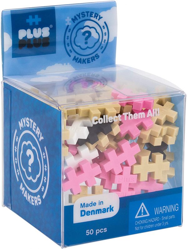 81R3IVhEuQL._AC_SL1500_PLUS PLUS – Set of 3 Mystery Makers Pets, Bundle 1 Construction Building STEM STEAM Toy Interlocking Mini Puzzle Blocks for Kids 2
