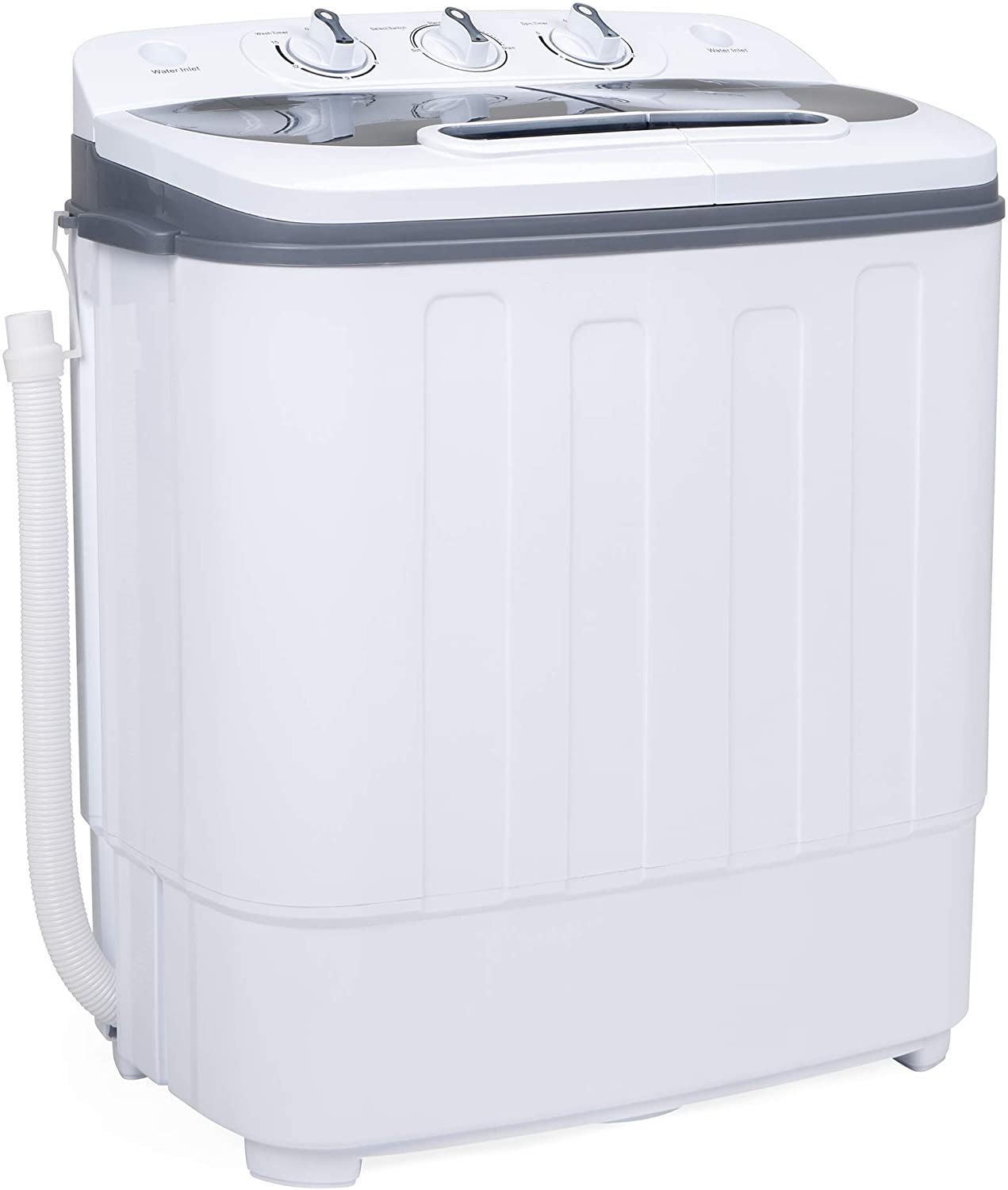 Great Choice Products Mini Compact Twin Tub Portable Washing