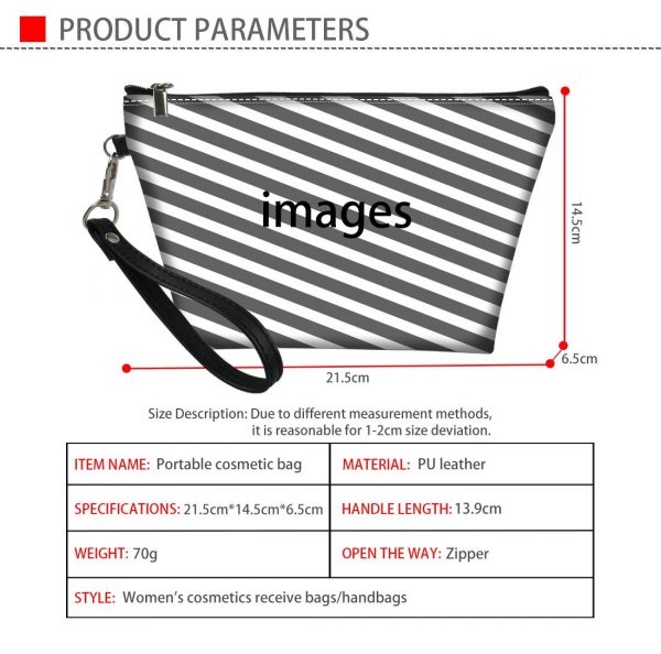 Bigcardesigns Customize Portable Makeup Bag Zipper Closer PU Cosmetic Pouch Durable Travel Small Pouch for Women 2