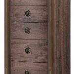CHARMAID Large Standing Jewelry Armoire Cabinet Chest with 7 Drawers, 2 Side Swing Door with 12 Necklace Hooks, Jewelry Box Storage Organizer with Top Flip… 1