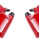 Callahan CCK12179 [2] FRONT Performance Grade Red Powder Coated Caliper Assembly Pair Set 1