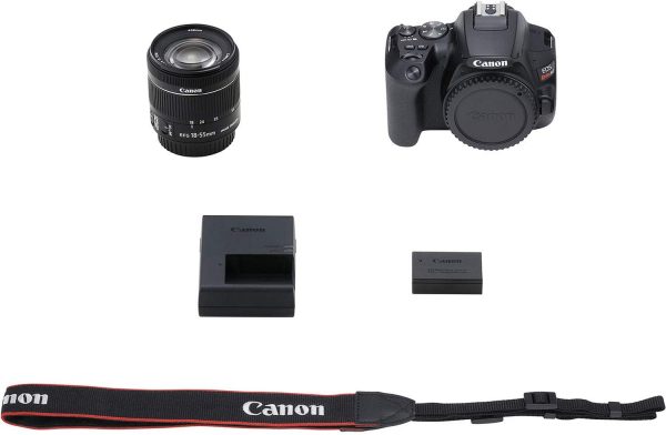 Canon EOS Rebel SL3 DSLR Camera Black with 18 55 S STM 3453C002 USA 17pc Must Have Bundle Includes 32GB SanDisk Highspeed Memory Card 50 Tripod …9
