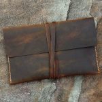 Distressed leather Paperwhite case cover Simple retro brown leather Paperwhite cover case KDX05S S 1