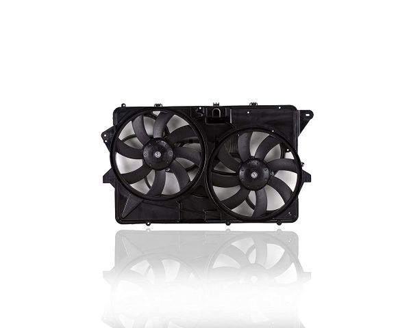 Dual Radiator and Condenser Fan Assembly Cooling Direct Compatible Replacement for FO3115192 09-09 Ford Flex 3.5L 2
