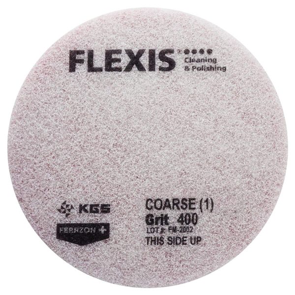 FLEXIS KGS Floor Cleaning & polishing Pads 21 inch, grit 400 – red (2 Pack) 2