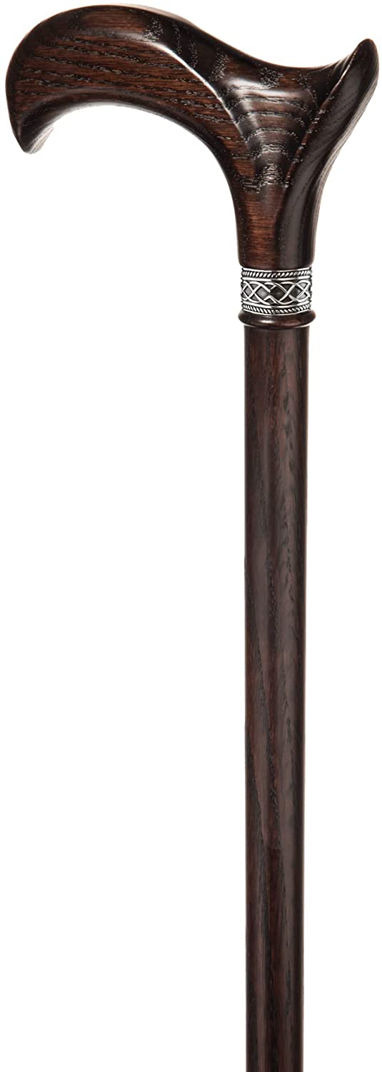 Handmade Ergonomic Wooden Walking Cane for Men and Women – Stylish Derby Oak Wood Cane Fancy Walking Stick 5