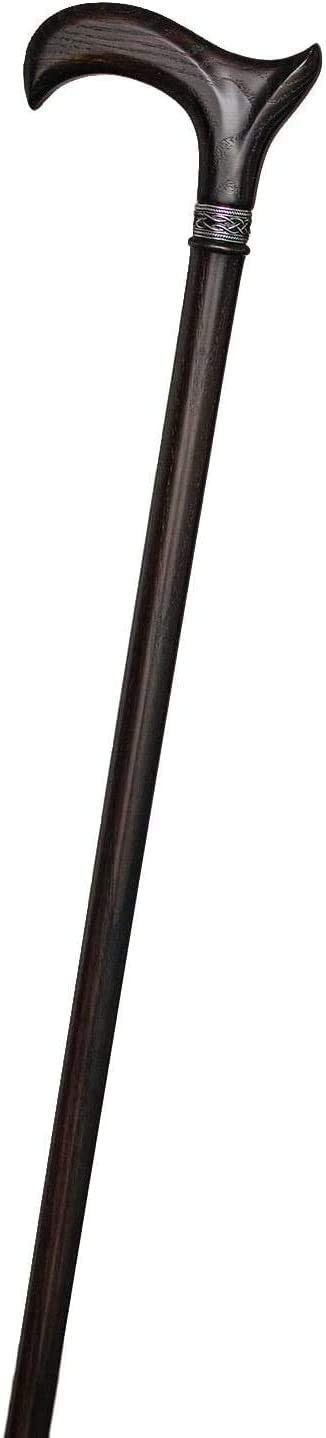 Handmade Ergonomic Wooden Walking Cane for Men and Women – Stylish Derby Oak Wood Cane Fancy Walking Stick 7