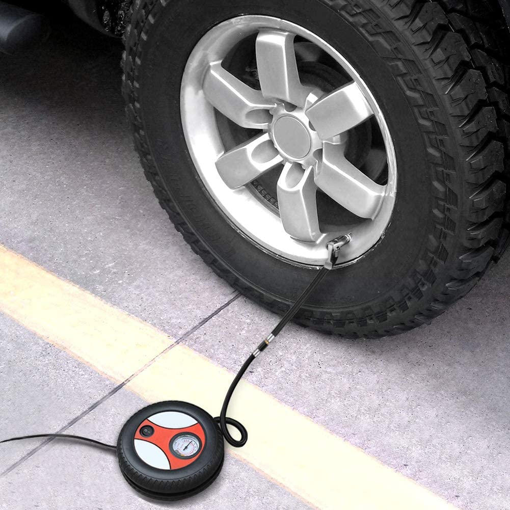 Portable Auto Air Compressor Pump, 12V 260PSI Digital Tire Inflator with  Gauge LED Light for Car Tires, Car, Truck, Bicycle, RV and Other  Inflatables