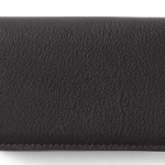 Leatherology Black Onyx Business Card Case, Magnetic Closure ID Holder, Full Grain Leather 1