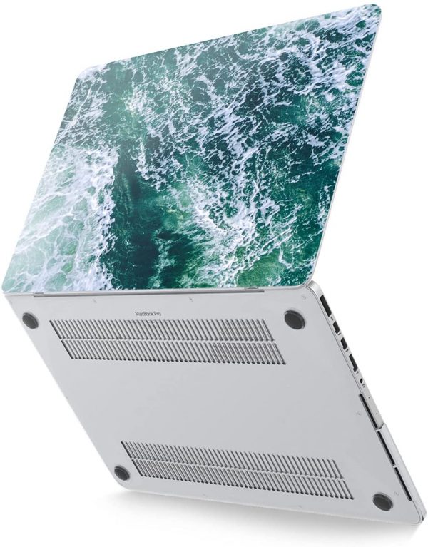 Lex Altern Hard Case Compatible with MacBook Air 13 Mac Pro 15 inch Retina 12 11 2020 2019 2018 2017 Shell Aqua Laptop Women Blue Touch Bar Cover Sea… 4