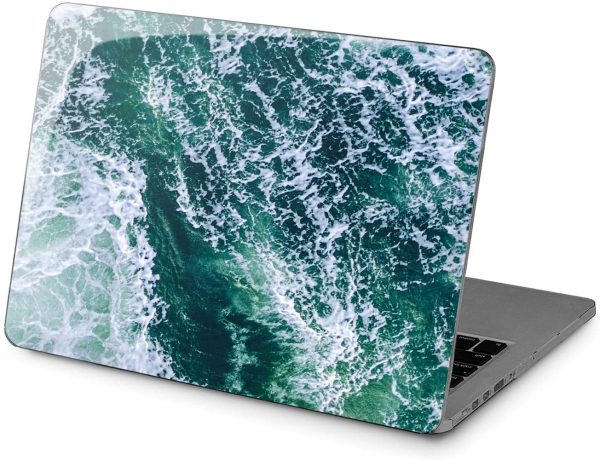 Lex Altern Hard Case Compatible with MacBook Air 13 Mac Pro 15 inch Retina 12 11 2020 2019 2018 2017 Shell Aqua Laptop Women Blue Touch Bar Cover Sea… 5