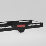 MPH Production Hitch Mount Compact Cargo Carrier 53 x 19 12 500 lb Maximum Capacity for 2 Hitch Receiver Black 1
