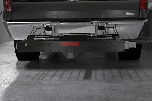 MPH Production Hitch Mount Compact Cargo Carrier 53 x 19 12 500 lb Maximum Capacity for 2 Hitch Receiver Black 6