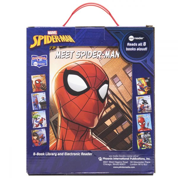 Marvel – Spider-man Me Reader Electronic Reader and 8 Sound Book Library – PI Kids Hardcover – Illustrated, September 10, 2019 2