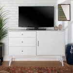 Mid Century Modern Credenza TV Stand Provides Retro Style and Contemporary 1