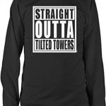 NOFO Clothing Co Straight Outta Tilted Towers Men’s Long Sleeve Shirt 1