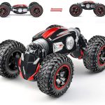 NQD RC Car Off-Road Vehicles Rock Crawler 2.4Ghz Remote Control Car Monster Truck 4WD Dual Motors Electric Racing Car, Kids Toys RTR Rechargeable Buggy (Red) 1