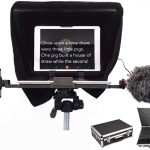 Professional and Portable Teleprompter with Aluminum Case 1