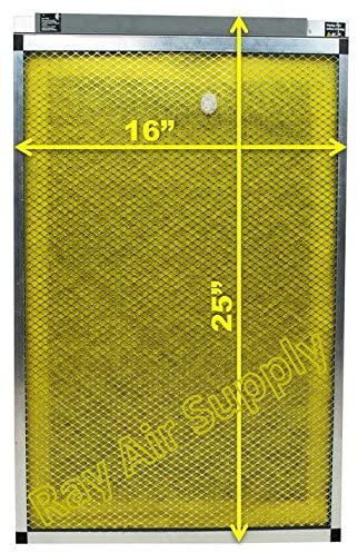 RayAir Supply 16×25 MicroPower Guard Air Cleaner Replacement Filter Pads (3 Pack) YELLOW 2