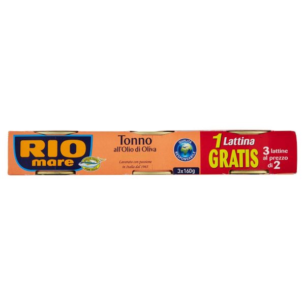 Rio Mare Tuna Fish 3x160g Imported From Italy. Italy’s Number 1 Tuna – The Best Imported Italian Tuna – Pack of 3 6
