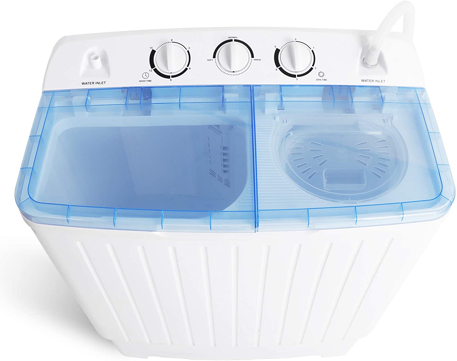 2IN1 Mini Portable Washing Machine, 7.6lbs Twin Tub