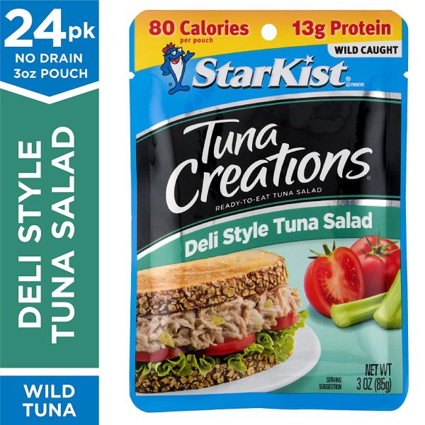 StarKist Ready-to-Eat Tuna Salad, Original Deli Style, 3 oz pouch (Pack of 24) (Packaging May Vary) 2