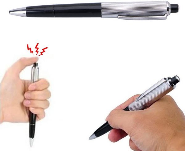 UKnows 1Pcs Electric Shock Pen Toy Utility Gadget Gag Joke Funny Prank Trick Novelty 2