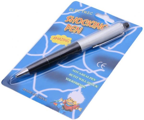 UKnows 1Pcs Electric Shock Pen Toy Utility Gadget Gag Joke Funny Prank Trick Novelty 7