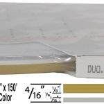 Universal Duo Tone 0204252 Auto Customizing 2 Color Dual Pinstripe Strip Gap Then Stripe 252 Gold Metallic Silver Metallic 1