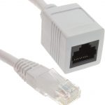 kenable Network CAT5e-CCA UTP Ethernet RJ45 Extension Male Female Cable 0.5m (~1.5 feet)1