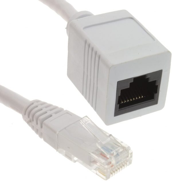 kenable Network CAT5e-CCA UTP Ethernet RJ45 Extension Male Female Cable 0.5m (~1.5 feet)4