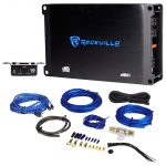 Rockville dB11 1400w Peak 350 watt RMS Mono 2-Ohm Amplifier Car Amp+Bass Remote 1