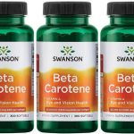 Swanson Beta-Carotene Vitamin A 25000 IU Skin Eye Immune System Health Antioxidant Support 7500 mcg 300 Softgels Count (3 Pack) 1