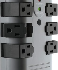 Belkin 6-Outlet Pivot-Plug Surge Protector w/ Wall Mount - Ideal for Mobile Devices, Personal Electronics, Small Appliances and More (1,080 Joules)