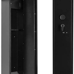 INVIE Large Electronic Rifle Gun Quick Access 5-Gun Safe Cabinet for Standing Shotguns with Electronic Digital Lock