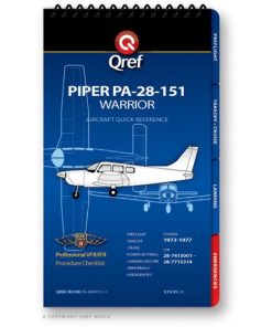 Piper Warrior 151 PA-28-151 Qref Checklist Book