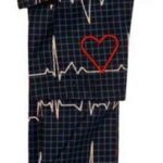 Stethoscope Cover – Heartbeats on Navy