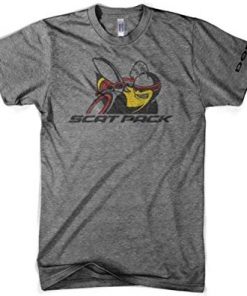 Detroit Shirt Company Men's Dodge Scat Pack Triblend T-Shirt, Made in Detroit
