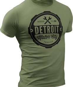 Detroit Shirt, Motor City Forever T-Shirt Mens by Detroit Rebels Tshirt (0001)