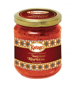 Tunisian Spicy Harissa Sauce - Smokey, Spicy Hot Chili Pepper Paste from Kartago - 7.05 Oz (Pack of 4)