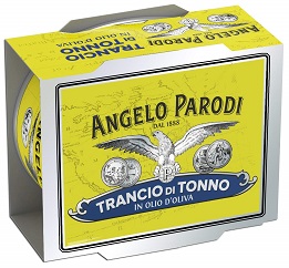 Angelo Parodi Solid Yellowfin Gourmet Canned Tuna in Pure Olive Oil
