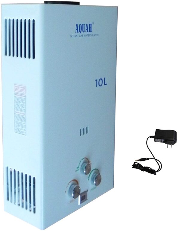 AQUAH JSD20K Indoor Liquid Propane Gas Tankless Water Heater, 2.65 GPM