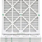 20x20x1 Air Filter 6-Pack, Pleated MERV 10 By Glasfloss – Removes Dust, Pollen and Many Other Allergens – Made in USA