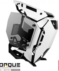 Antec Torque White / Black Aluminum ATX Mid Tower Computer Case/ Winner of iF Design Award 2019, Torque Black/White