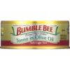 BUMBLE BEE PRIME FILLET Tonno in Olive Oil, Canned Tuna in Olive Oil, Gluten Free Food, High Protein Snacks, Bulk Snacks, 5 Ounce Can (Pack of 12)
