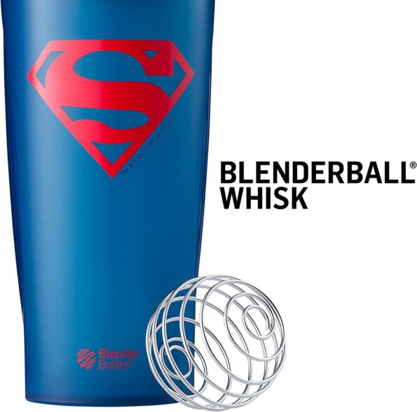 BlenderBottle Justice League Shaker Bottle, 28 Ounce, Wonder Woman