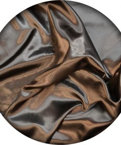 Brown Satin Fabric 1 Yard