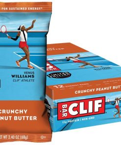 CLIF BAR - Energy Bars - Crunchy Peanut Butter - (2.4 Ounce Protein Bars, 12 Count) Packaging May Vary