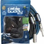 Cable Buddy® 20-pack, Black – Cable Organizer Ties with Color ID Labels