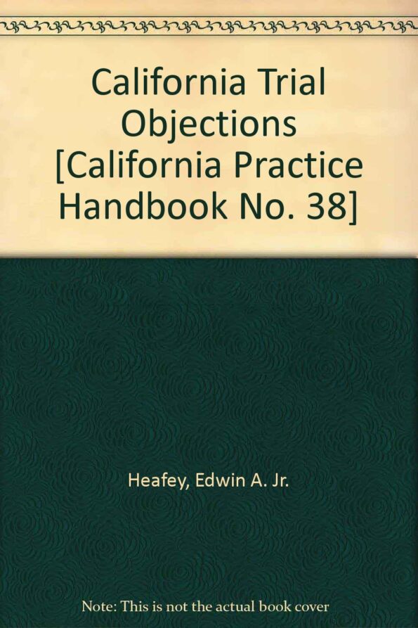 California Trial Objections